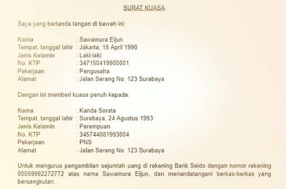 Bagaimana Cara Membuat Surat Kuasa Hukum Yang Benar